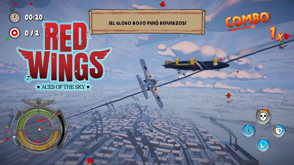 Análisis de Red Wings Aces of the Sky
