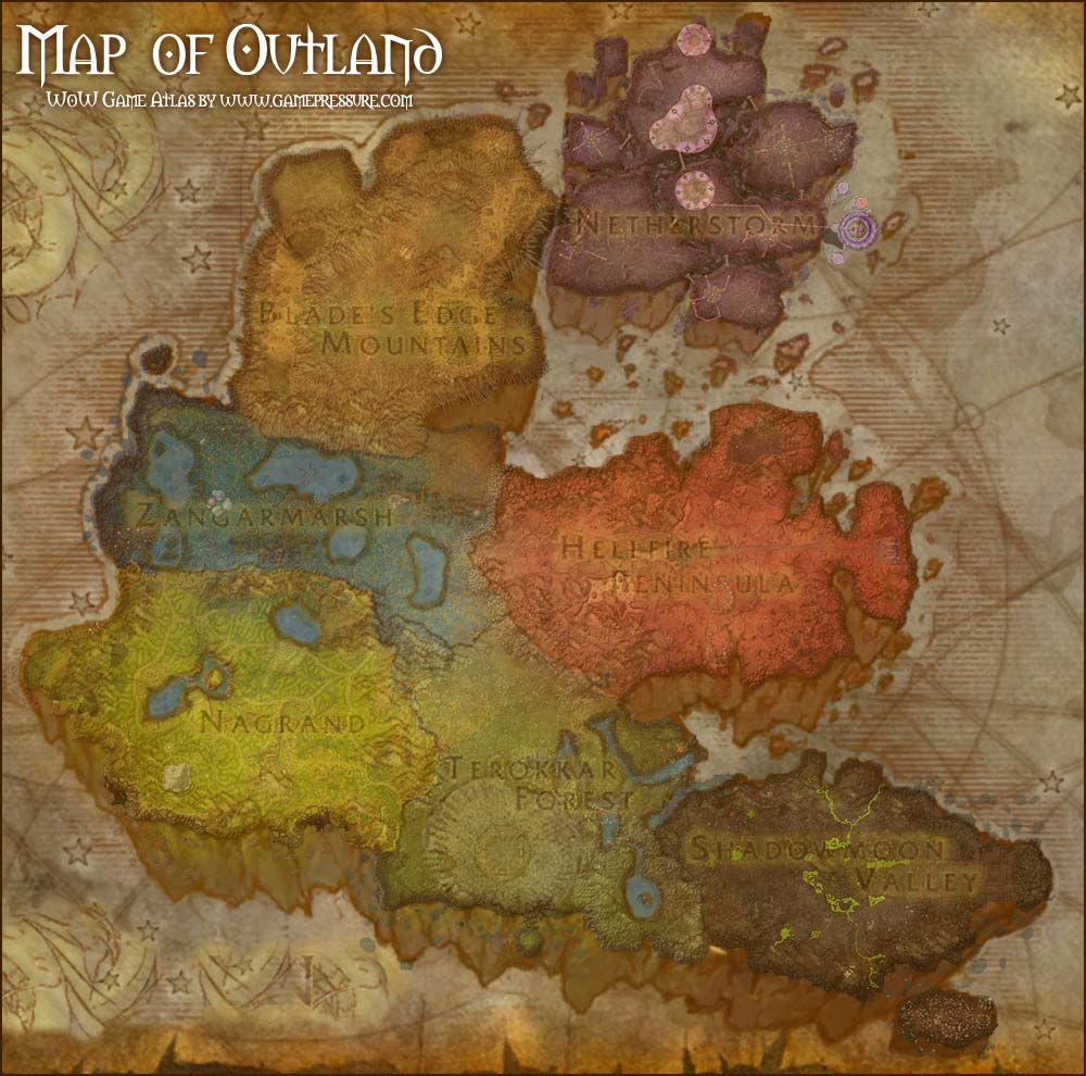 Mapa Outlands