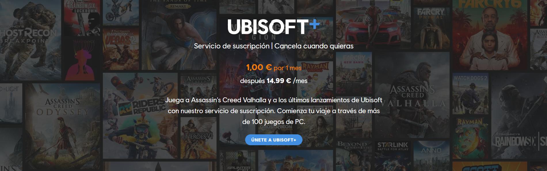 Ubisoft+ 1€