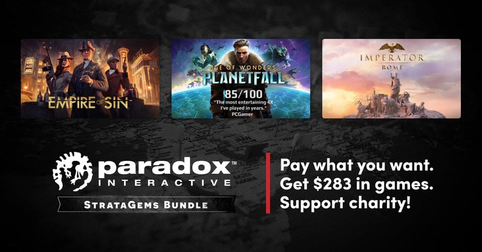Humble Paradox Interactive StrataGems Bundle