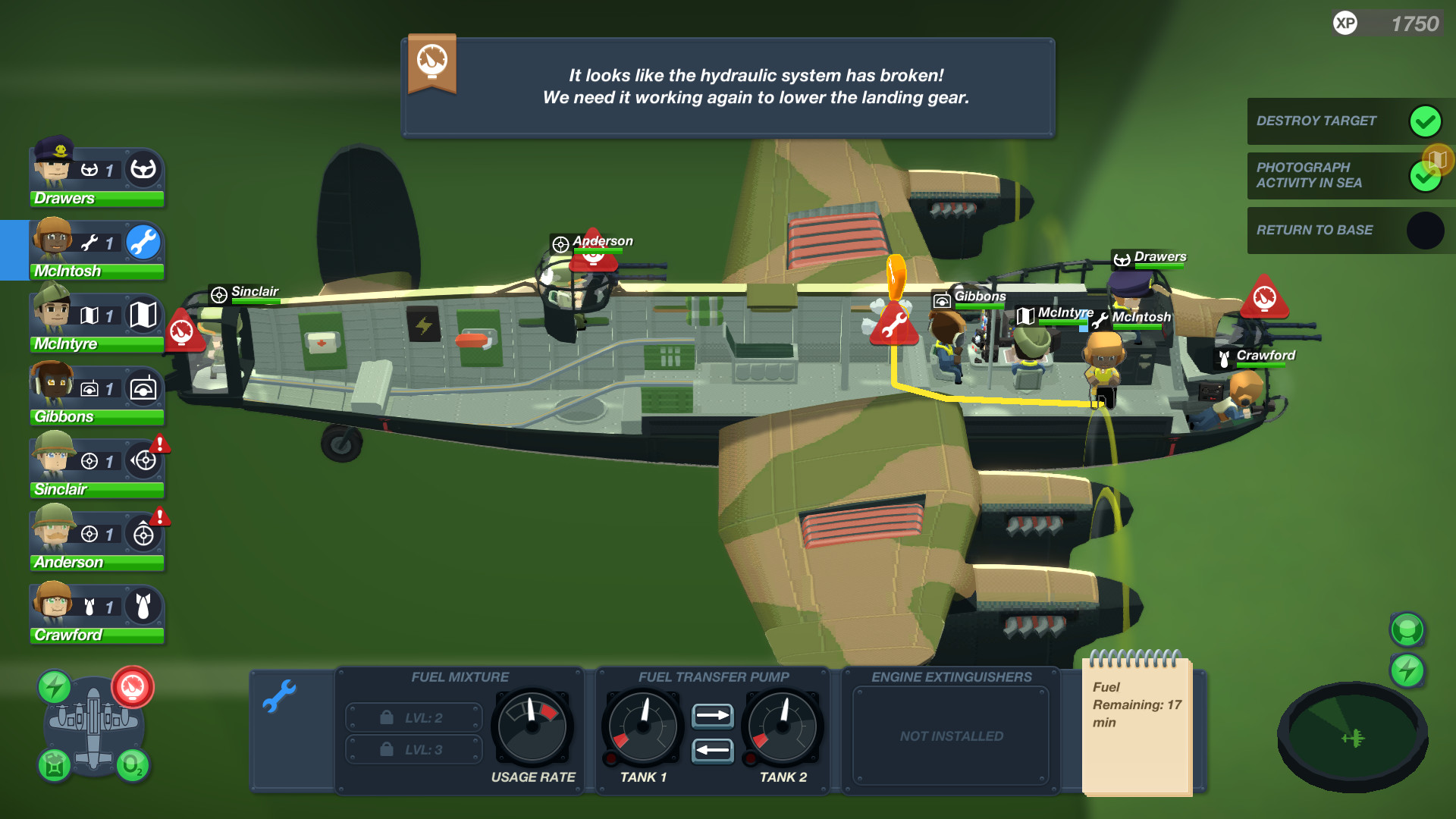  Prepara a tu equipo para su misión más peligrosa hasta el momento y levanta el vuelo en una expedición aérea con este simulador de supervivencia estratégica: Bomber Crew. 