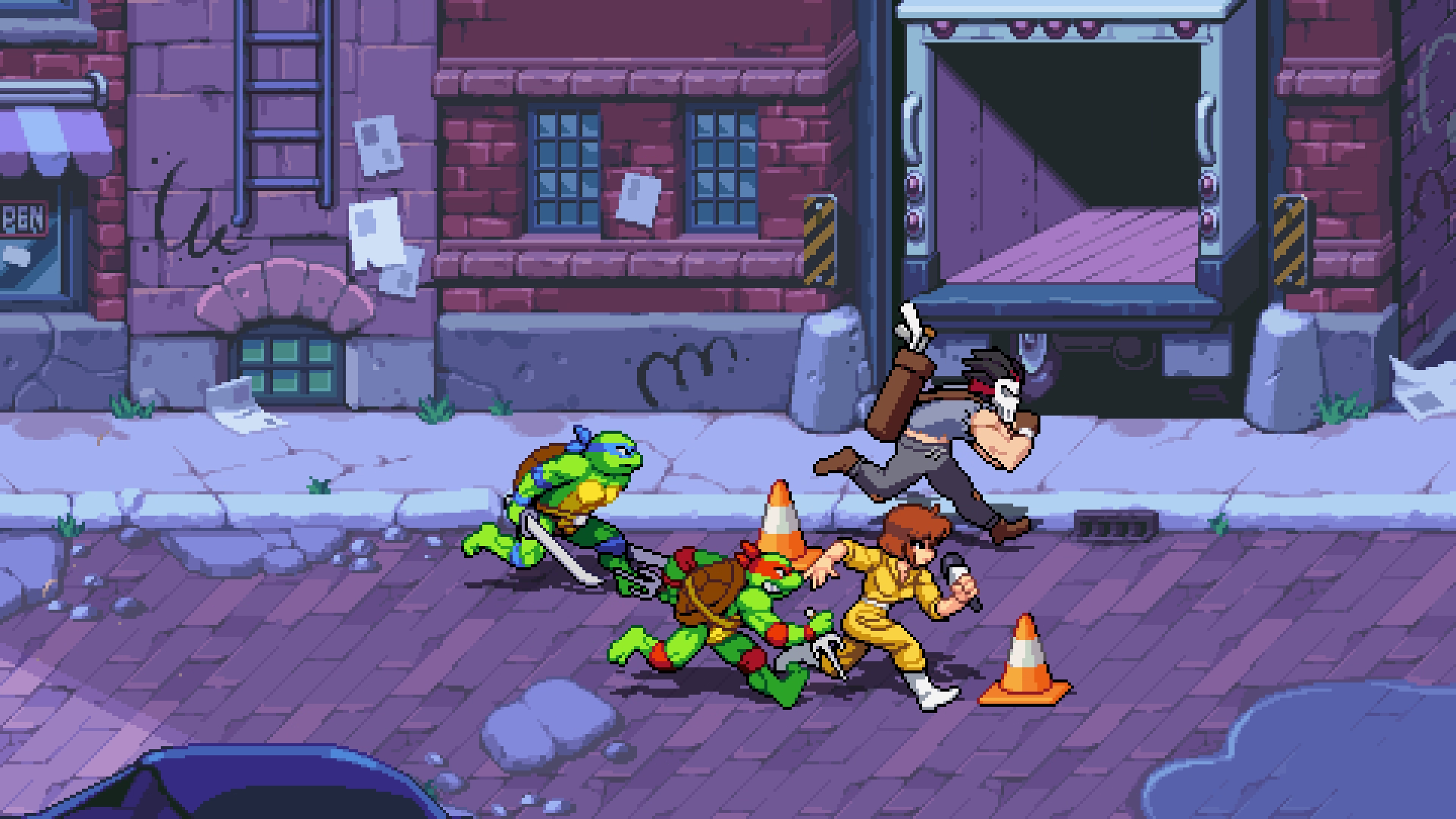 personajes jugables Teenage Mutant Ninja Turtles: Shredder's Revenge