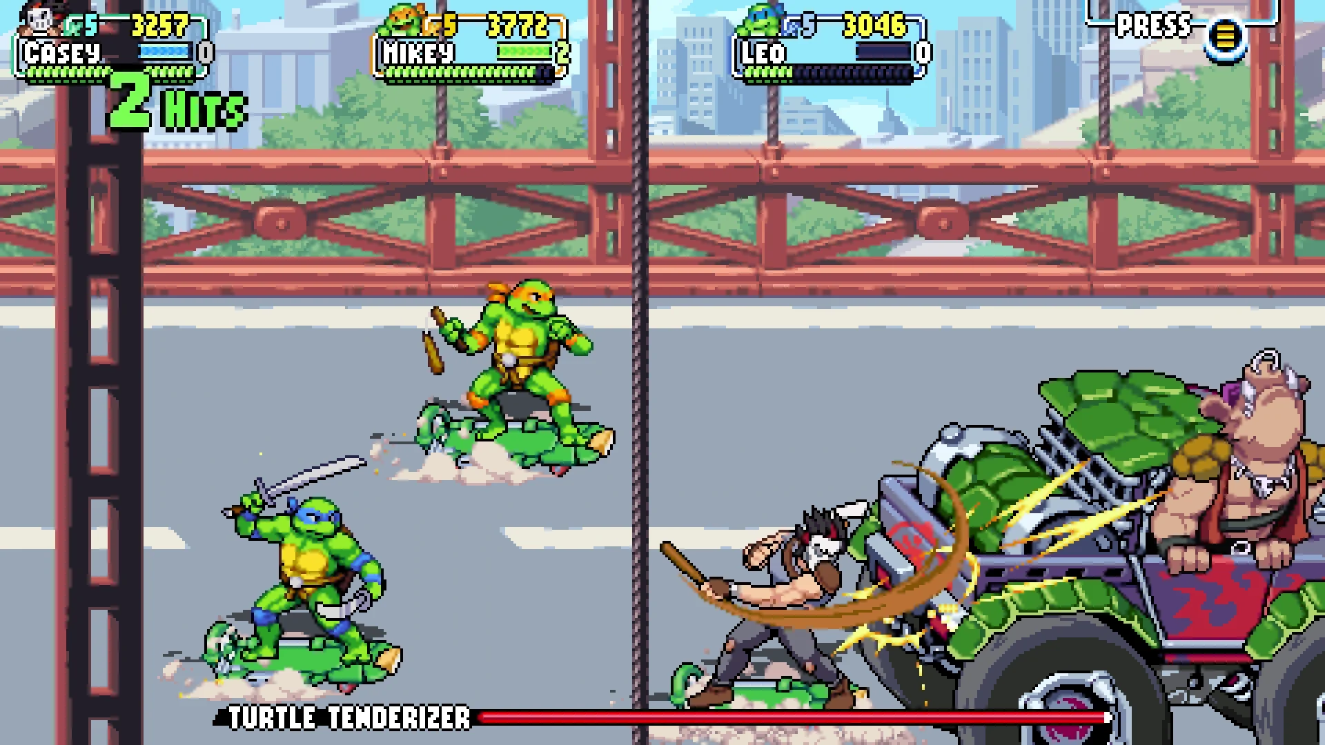 jefes Teenage Mutant Ninja Turtles: Shredder's Revenge