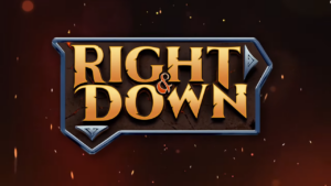 Right and down