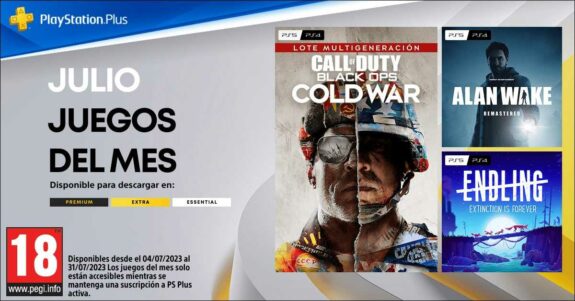 PlayStation Plus Julio 23